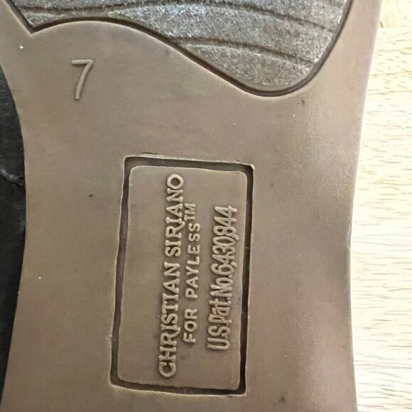 Christian Siriano Brown Pointed Toe Oxford Slip On Size 7 - Picture 9 of 9